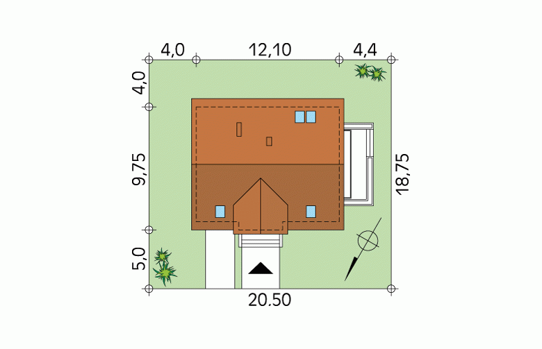 Projekt domu wielorodzinnego Poezja 2 - Usytuowanie