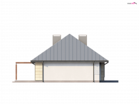 Elewacja projektu Z140 - 2 - wersja lustrzana