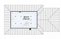 Projekt domu parterowego Z35 - rzut poddasza