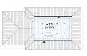 Projekt domu parterowego Z35 - rzut poddasza
