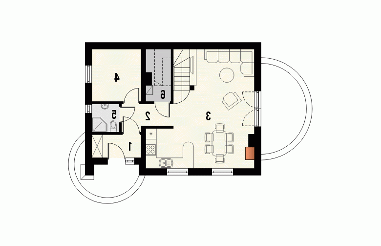 Projekt domu jednorodzinnego BONSAI - 