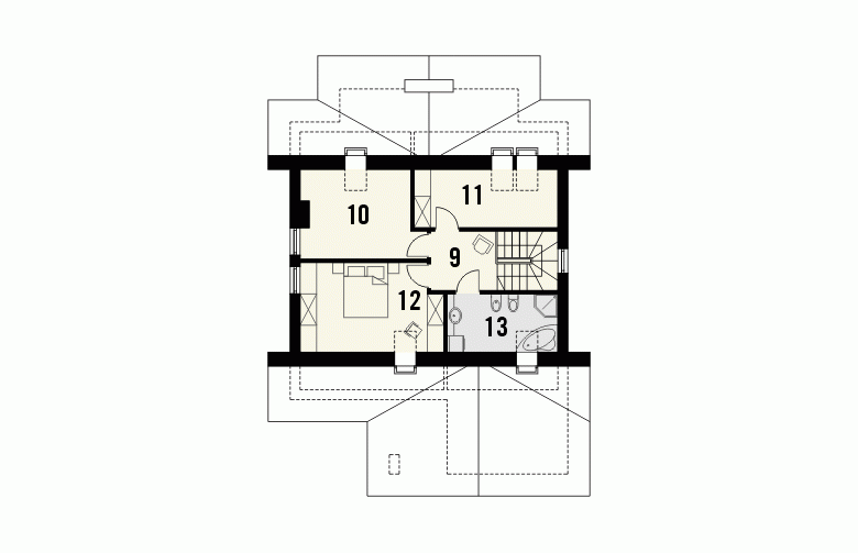 Projekt domu jednorodzinnego KONESER - 