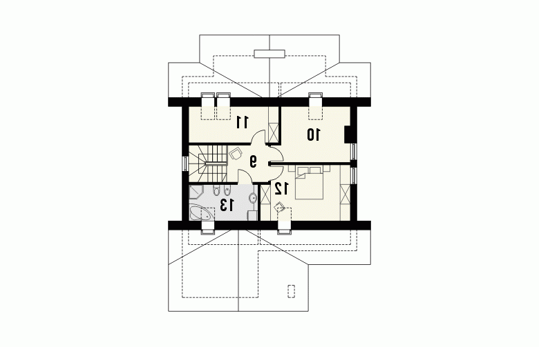 Projekt domu jednorodzinnego KONESER - 