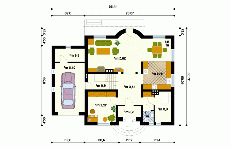 Projekt domu wielorodzinnego Skowronek 2 - 