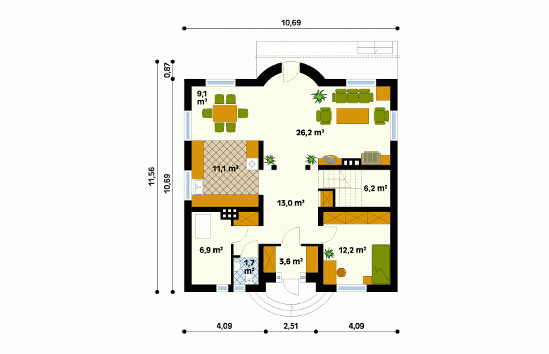 Projekt domu wielorodzinnego Skowronek - 