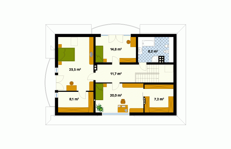 Projekt domu wielorodzinnego Arka - 