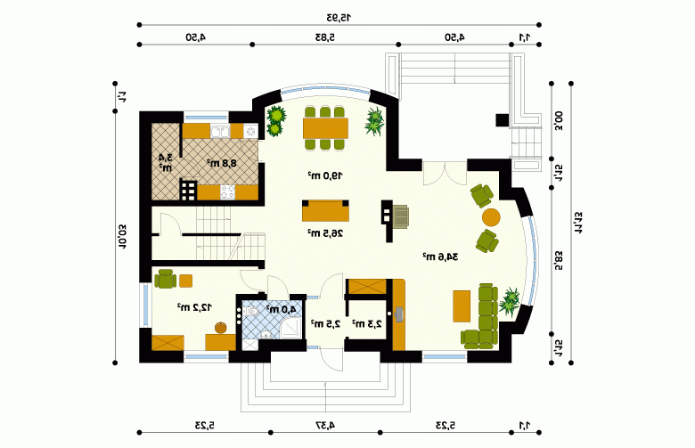 Projekt domu wielorodzinnego Arka - 