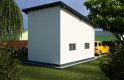 Projekt domu energooszczędnego G14 - Budynek garażowy - wizualizacja 1