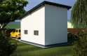 Projekt domu energooszczędnego G14 - Budynek garażowy - wizualizacja 1