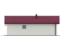 Elewacja projektu G16 - Budynek garażowo - gospodarczy - 3
