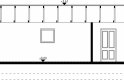 Projekt domu energooszczędnego G16 - Budynek garażowo - gospodarczy - przekrój 1