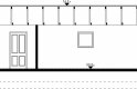 Projekt domu energooszczędnego G16 - Budynek garażowo - gospodarczy - przekrój 1