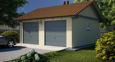 Projekt domu G22 - Budynek garażowy