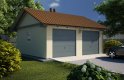 Projekt domu energooszczędnego G22 - Budynek garażowy - wizualizacja 0