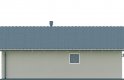Projekt domu energooszczędnego G24 - Budynek garażowo - gospodarczy - elewacja 2