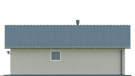 Elewacja projektu G24 - Budynek garażowo - gospodarczy - 2 - wersja lustrzana