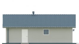 Elewacja projektu G24 - Budynek garażowo - gospodarczy - 3 - wersja lustrzana
