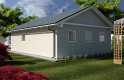 Projekt domu energooszczędnego G24 - Budynek garażowo - gospodarczy - wizualizacja 1
