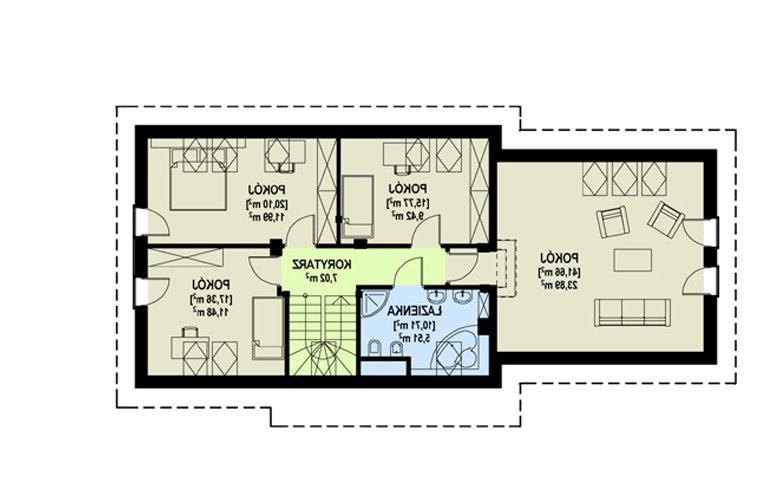 Projekt domu parterowego TK8GL2 - 