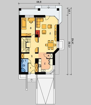 PARTER LK&736 - wersja lustrzana