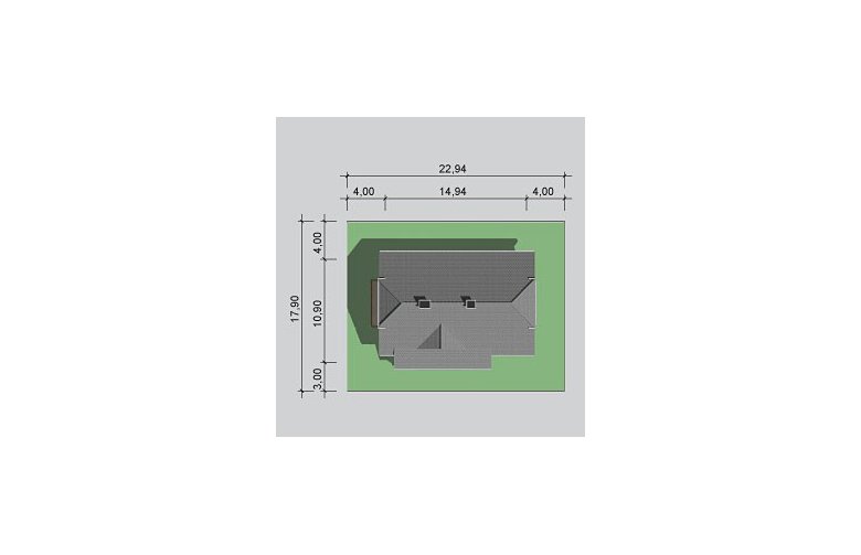 Projekt domu wielorodzinnego LK&742 - Usytuowanie