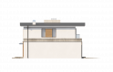 Projekt domu piętrowego Zx21 - elewacja 1