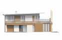 Projekt domu piętrowego Zx21 - elewacja 3