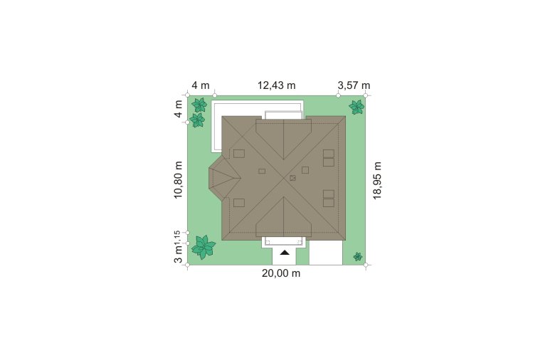 Projekt domu wielorodzinnego Agatka (3) - Usytuowanie