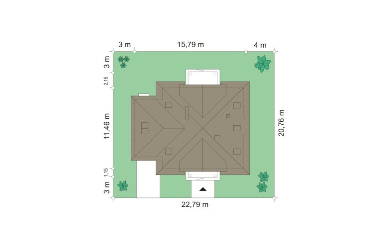 Projekt domu wielorodzinnego Amanda (8) - Usytuowanie