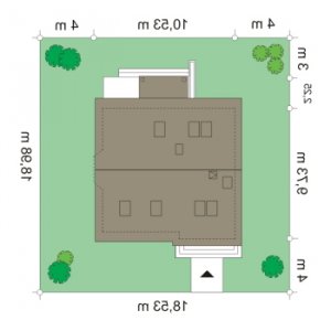 Usytuowanie budynku Bryza 3 (29) w wersji lustrzanej