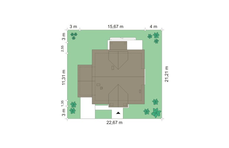 Projekt domu wielorodzinnego Gagatek (78) - Usytuowanie