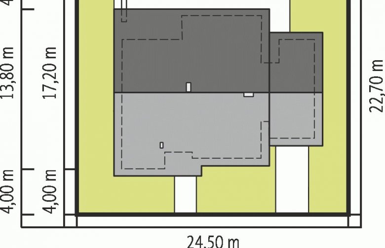 Projekt domu parterowego Bob II G1 - Usytuowanie