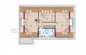 Projekt domu wolnostojącego EX 3 G1 - poddasze