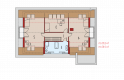 Projekt domu wolnostojącego EX 3 G1 - poddasze