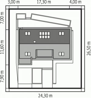 Usytuowanie budynku EX 3 G1