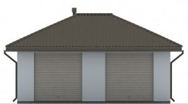 Elewacja projektu G54 - Budynek garażowy - 1