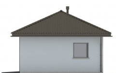 Elewacja projektu G54 - Budynek garażowy - 2 - wersja lustrzana
