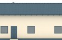 Projekt domu energooszczędnego G50 - Budynek garażowo - gospodarczy - elewacja 2