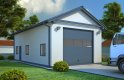 Projekt domu energooszczędnego G50 - Budynek garażowo - gospodarczy - wizualizacja 0