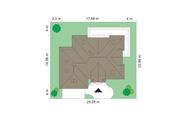 Projekt domu wielorodzinnego Maja 4 (130) - Usytuowanie