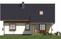 Projekt domu jednorodzinnego A-116 - elewacja 3