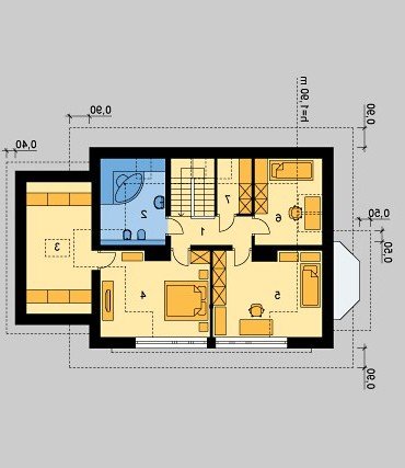 PODDASZE LK&672 - wersja lustrzana