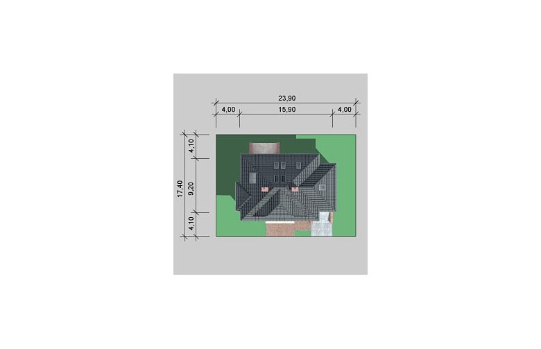 Projekt domu wielorodzinnego LK&672 - Usytuowanie