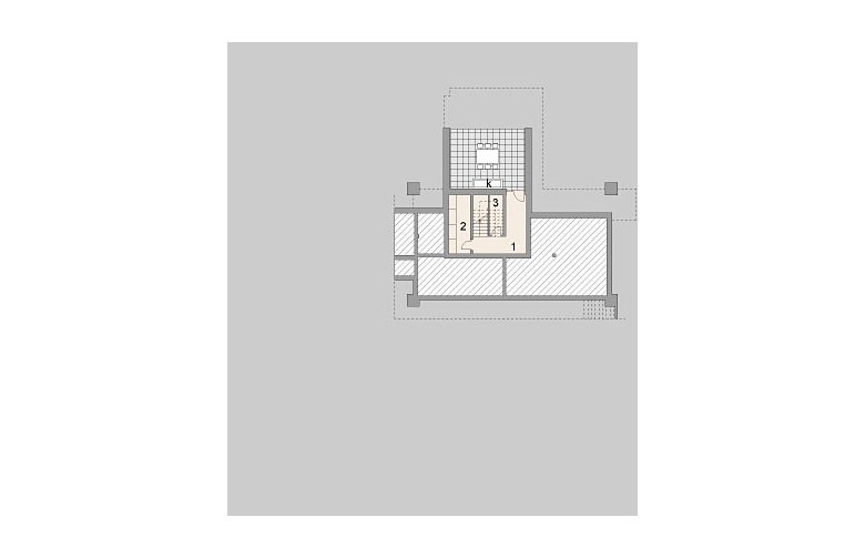 Projekt domu wielorodzinnego LK&714 - piwnica