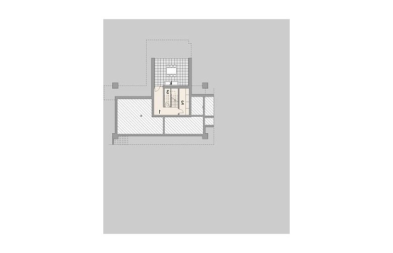 Projekt domu wielorodzinnego LK&714 - piwnica