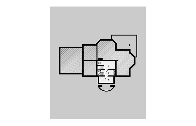 Projekt domu piętrowego LK&798 - piwnica