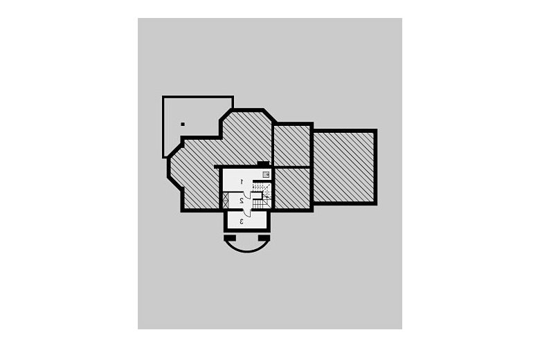 Projekt domu piętrowego LK&798 - piwnica