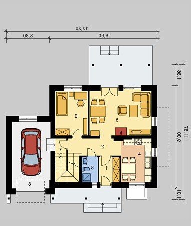 PARTER LK&773 - wersja lustrzana