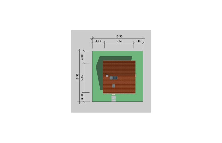 Projekt domu wielorodzinnego LK&818 - Usytuowanie