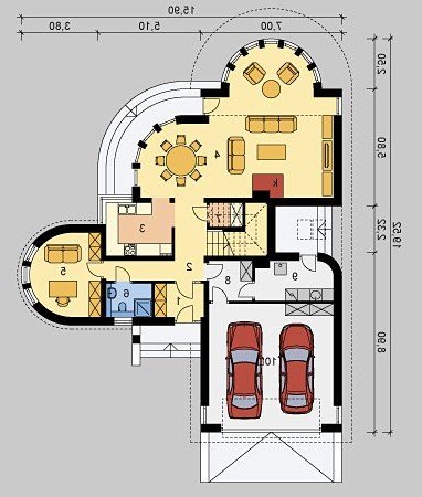 PARTER LK&827 - wersja lustrzana